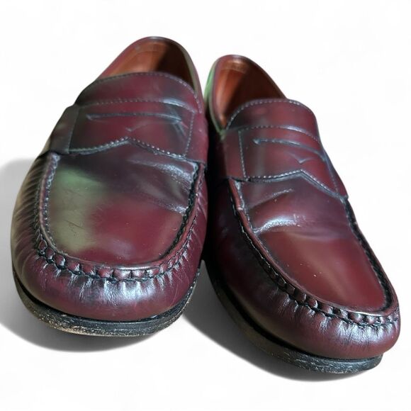 Allen Edmonds Walden Oxblood Leather Penny Loafers 10.5 Ivy Prep main image 9